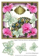 Topper With Fan Flowers and Butterflies 9