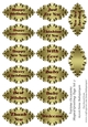 Various Occasions Shaped Greeting Tags Set 2