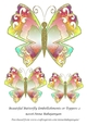 Beautiful Butterfly Embellishments or Toppers 2
