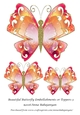 Beautiful Butterfly Embellishments or Toppers 3