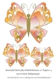 Beautiful Butterfly Embellishments or Toppers 4