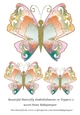 Beautiful Butterfly Embellishments or Toppers 5
