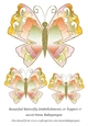 Beautiful Butterfly Embellishments or Toppers 6