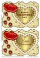 Valentines Day and Anniversary Shaped Toppers