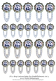 Its a Boy Cartoon Baby Pin Embellishments Set 4