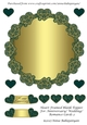 Heart Framed Blank Topper For Anniversary/ Wedding/ Romance Cards 2