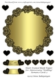Heart Framed Blank Topper For Anniversary/ Wedding/ Romance Cards 3
