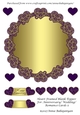 Heart Framed Blank Topper For Anniversary/ Wedding/ Romance Cards 5