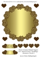 Heart Framed Blank Topper For Anniversary/ Wedding/ Romance Cards 6