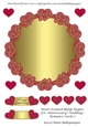 Heart Framed Blank Topper For Anniversary/ Wedding/ Romance Cards 7