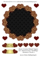 Heart Framed Blank Topper For Anniversary/ Wedding/ Romance Cards 9