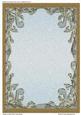 Glitter & Gold Plain Card Base