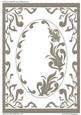 Nocturne Grey Glitter Plain Card
