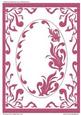 Nocturne Pink Glitter Plain Card