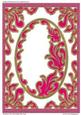 Nocturne Pink Gold Glitter Plain Card