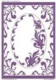 Nocturne Purple Glitter Plain Card