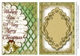 Christmas Card Front With Scalloped Side Stacker & Blank Card Front 1