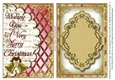 Christmas Card Front With Scalloped Side Stacker & Blank Card Front 3