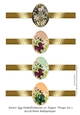Easter Egg Embellishments or Topper Wraps Set 2