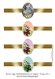 Easter Egg Embellishments or Topper Wraps Set 3