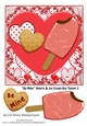 Be Mine Hearts & Ice Cream Bar Topper 2