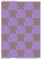 Glitter Gold Frost-dew Butterfly on Pastel Violet