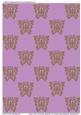 Glitter Gold Frost-dew Butterfly on Pastel Violet Magenta