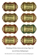 Thinking Of You Fancy Greeting Tags Set