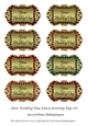 Your Wedding Day Fancy Greeting Tags Set