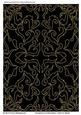 Sumptuous Embroidery Gold on Black