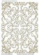 Sumptuous Embroidery Gold on White