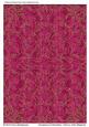Sumptuous Embroidery Gold on Satin Magenta