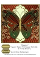 Elegance Square Topper With Large Butterfly & Swirly Border 3