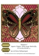 Elegance Square Topper With Large Butterfly & Swirly Border 4