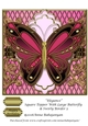 Elegance Square Topper With Large Butterfly & Swirly Border 5