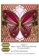 Elegance Square Topper With Large Butterfly & Swirly Border 7