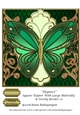 Elegance Square Topper With Large Butterfly & Swirly Border 10