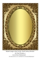 Blank Large Card Front With Fancy Border & Oval Frame 4