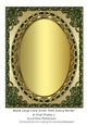 Blank Large Card Front With Fancy Border & Oval Frame 5