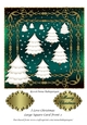 I Love Christmas Large Square Card Front 2