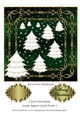 I Love Christmas Large Square Card Front 3