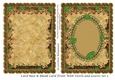 Card Base & Blank Card Front With Swirls and Leaves Set 3