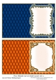 Two Blank Cut & Fold Cards Set 5