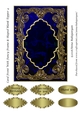 Card Front With Fancy Frame & Shaped Blank Topper 4