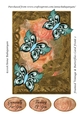 Framed Vintage & Butterflies Card Front 2