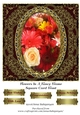 Flowers In A Fancy Frame Square Card Front