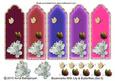 Bookmarks with Lily & Butterflies (set 5)