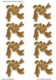 Bow Embellishments (caramel-brown)