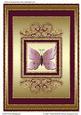 In Style Purple Butterfly Various Occasions Card