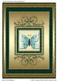 In Style Turquoise Butterfly Various Occasions Card